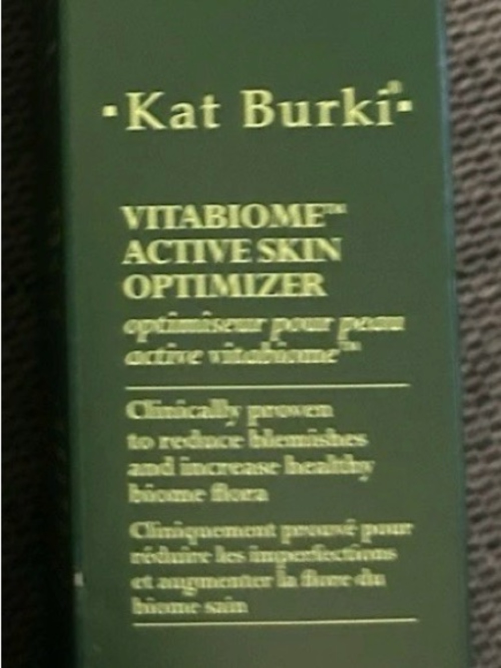 Kat Burki Vitabiome Active Skin Optimizer — Green Serum